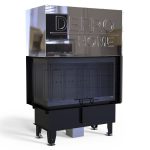 Каминная топка DEFRO HOME INTRA ME BL G (ЧЕРНЫЙ ШАМОТ)