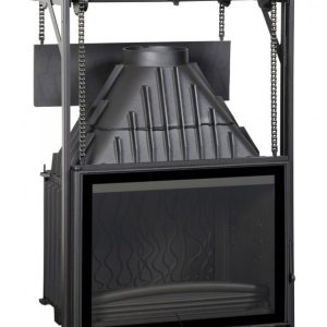 Чугунная топка Инвикта 700 GRAND ANGLE RELEVABLE