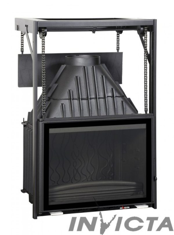 Чугунная топка Инвикта 700 GRAND ANGLE RELEVABLE