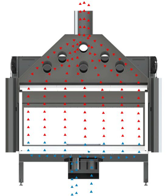 Каминная топка HITZE ALBERO AL 120X43 G.H-D