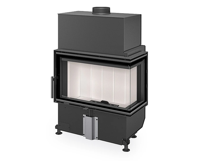 Romotop HEAT R 4g S 70.44.33.24 — узкая угловая каминная топка