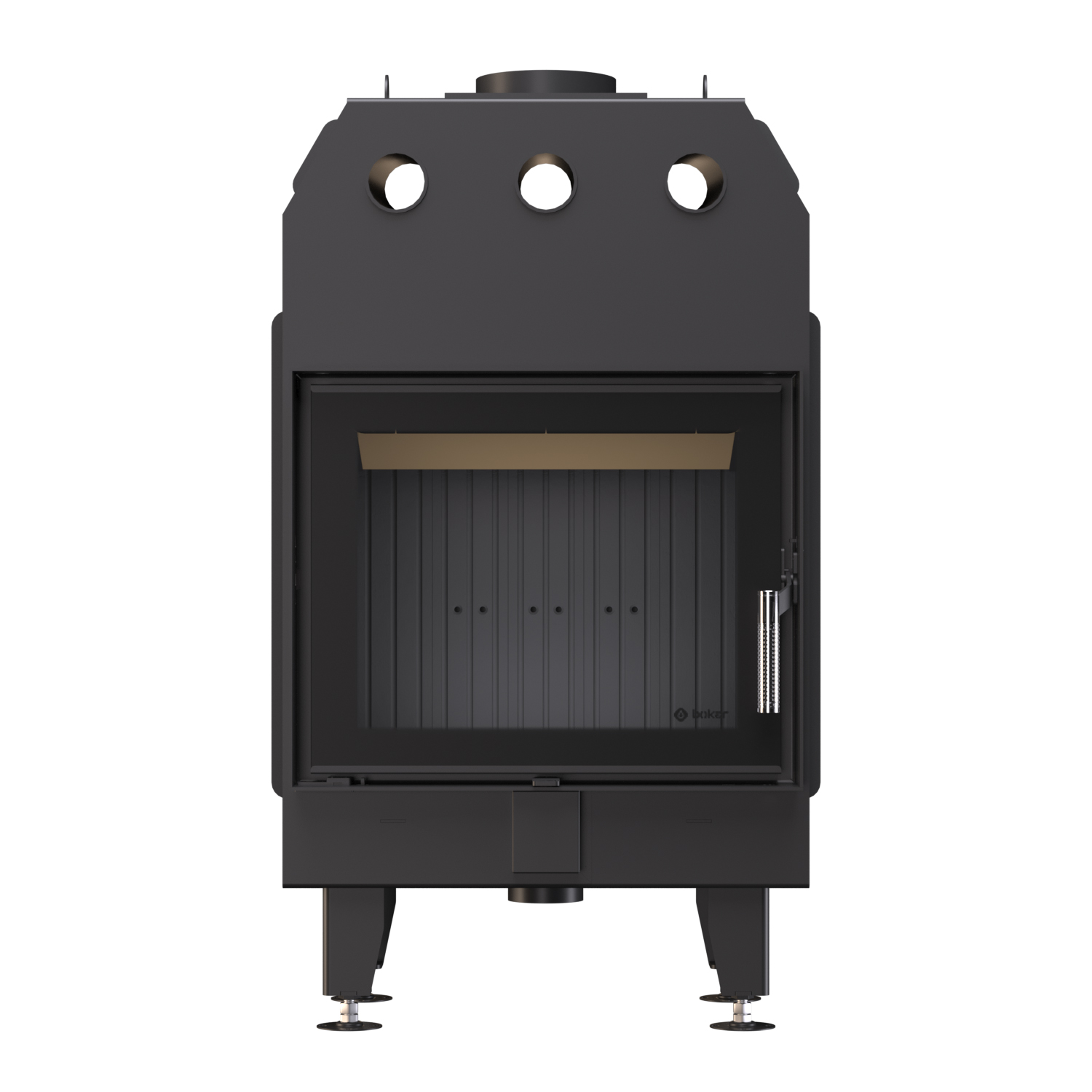 Камінна топка BOKAR 6050 (14.4 kW ) black ceramatex