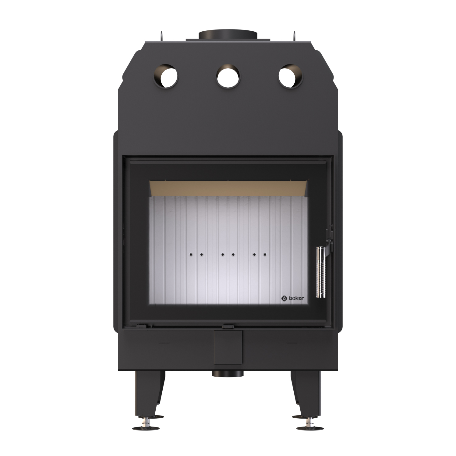 Камінна топка BOKAR 6050 (14.4 kW ) white ceramatex