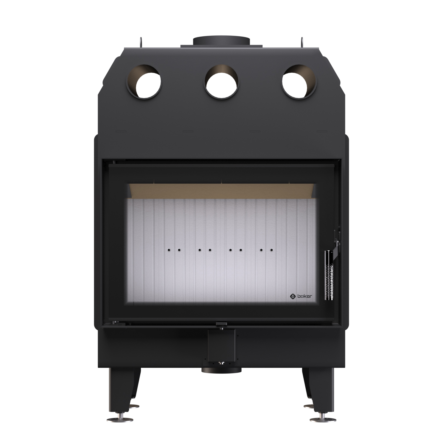 Камінна топка BOKAR 7050 (15.2 kW) white ceramatex