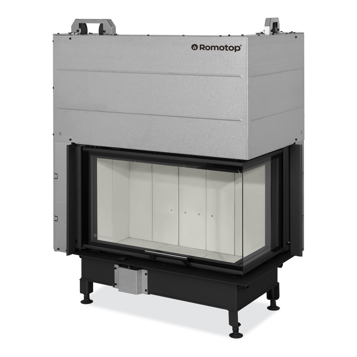 Romotop HEAT R 3g L 81.51.40.24 – кутова камінна топка з гільйотиною права
