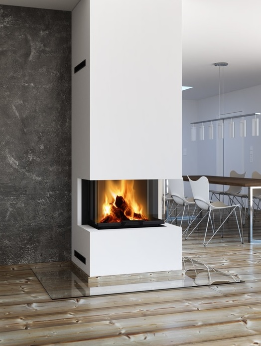 Romotop HEAT C 3g L 65.52.31.26 – тристороння камінна топка з темна камера