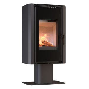 Стальная печь BOKAR Aston FD 4380 ( 9,0 кв ) white ceramatex