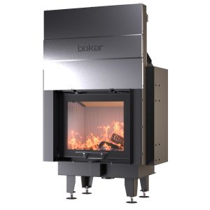 Камінна топка BOKAR 6050G (14,4 kW ) White ceramatex