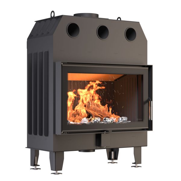 Каминная топка BOKAR 8050 (16,8 kW ) black ceramatex