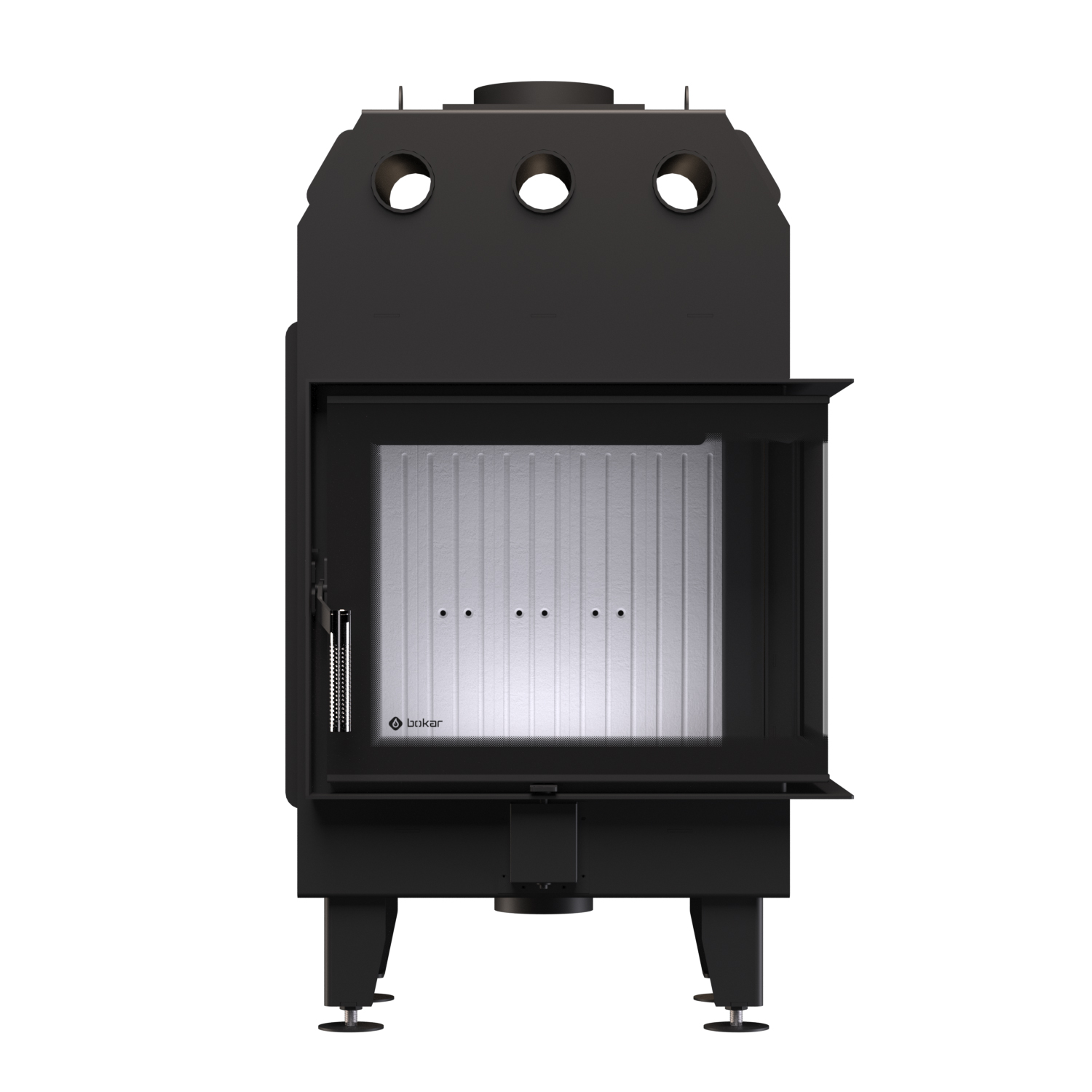 Каминная топка BOKAR 655047 R (14,5 kW ) white ceramatex
