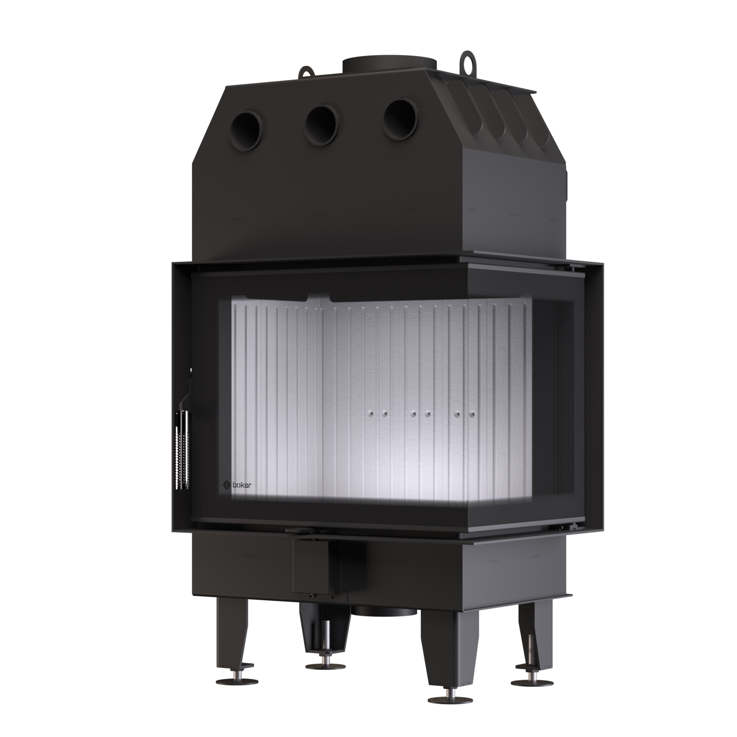 Каминная топка BOKAR 655047 R (14,5 kW ) white ceramatex