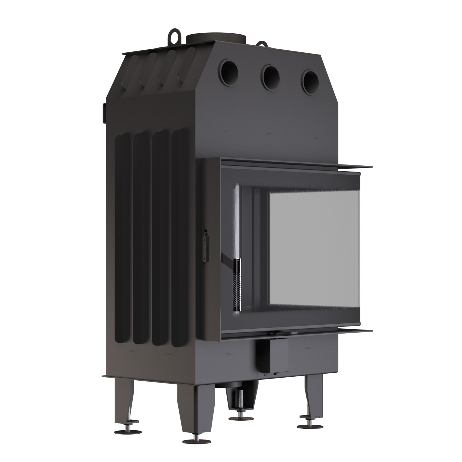 Каминная топка BOKAR 655047 R (14,5 kW ) white ceramatex