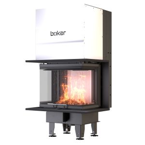 Каминная топка BOKAR PSG 60 (8,3 kW ) white ceramatex