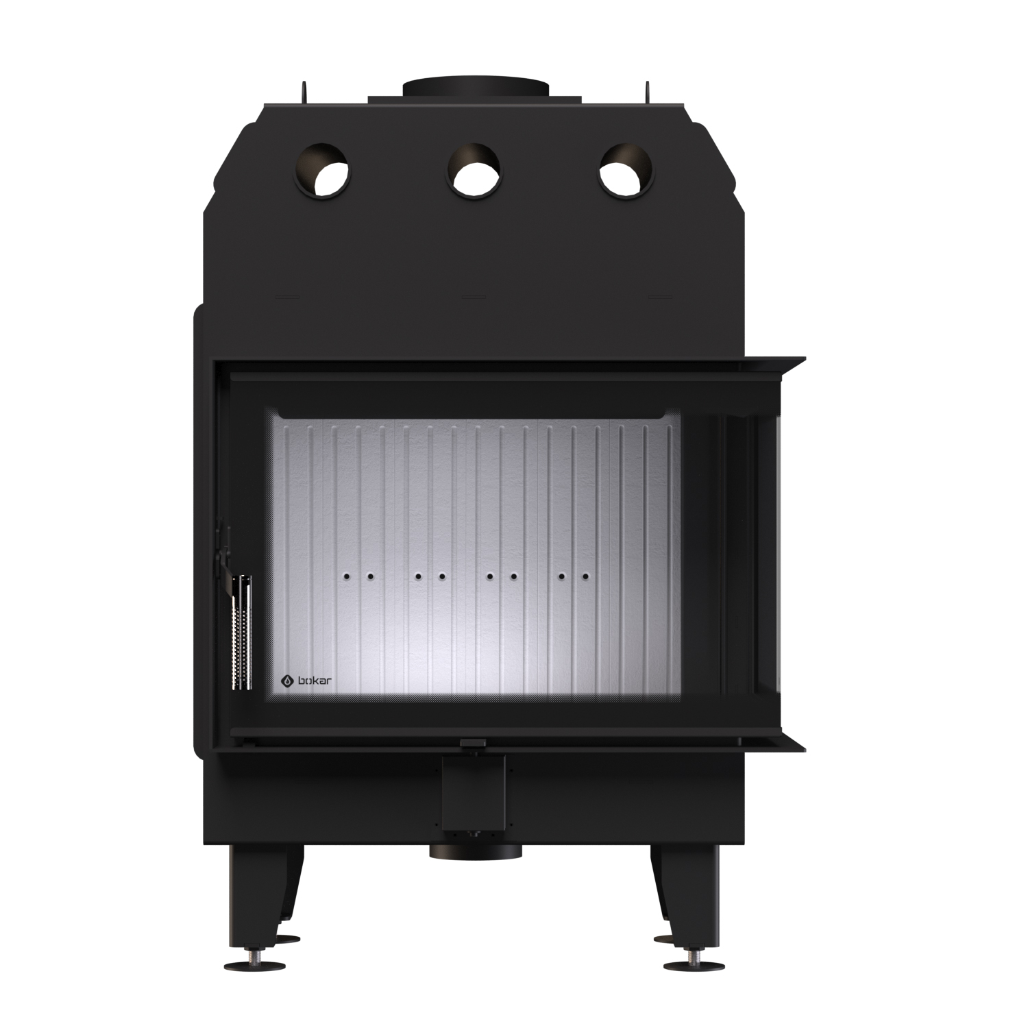 Каминная топка BOKAR 755047 R (15,2 kW ) white ceramatex