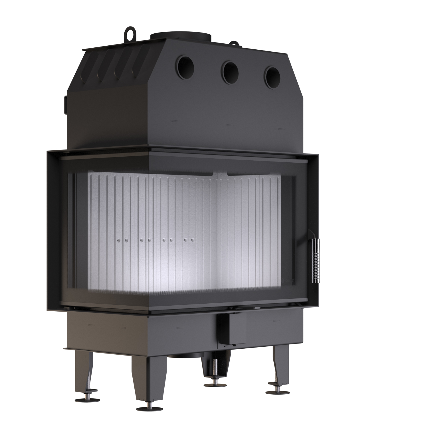 Каминная топка BOKAR 755047 L (15,2 kW ) white ceramatex