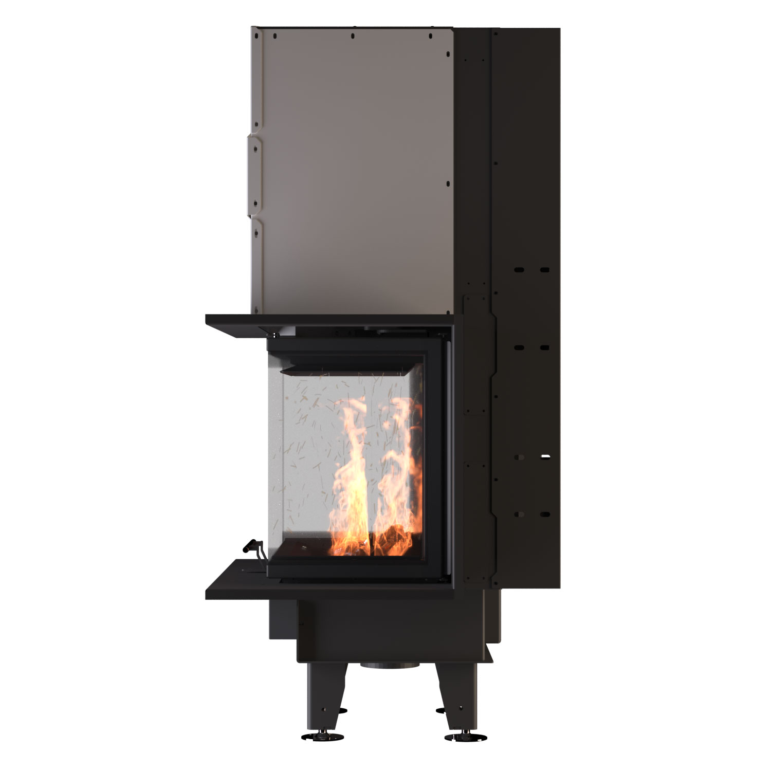Камінна топка BOKAR PSG 60 (8,3 kW ) black ceramatex