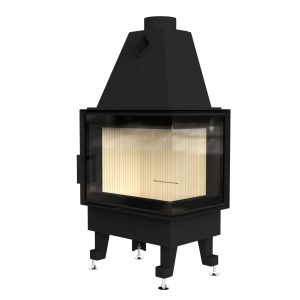 Каминная топка M-FIRE 60 (690/540) угловая правая (14kW)