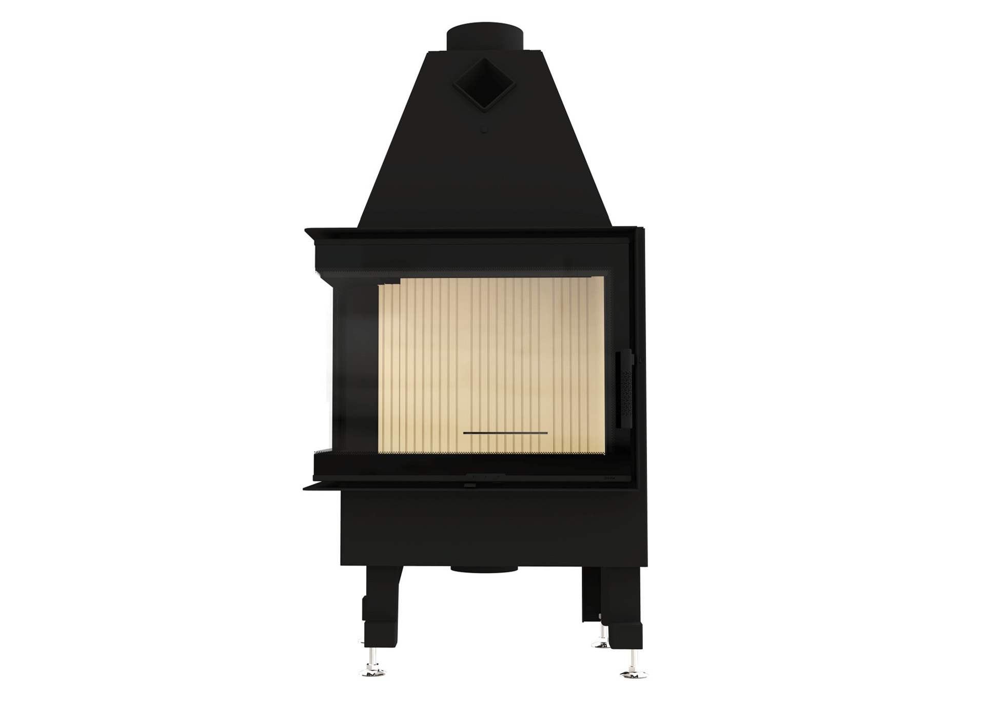 Камінна топка M-FIRE 60 (690/540) кутова ліва (14kW)