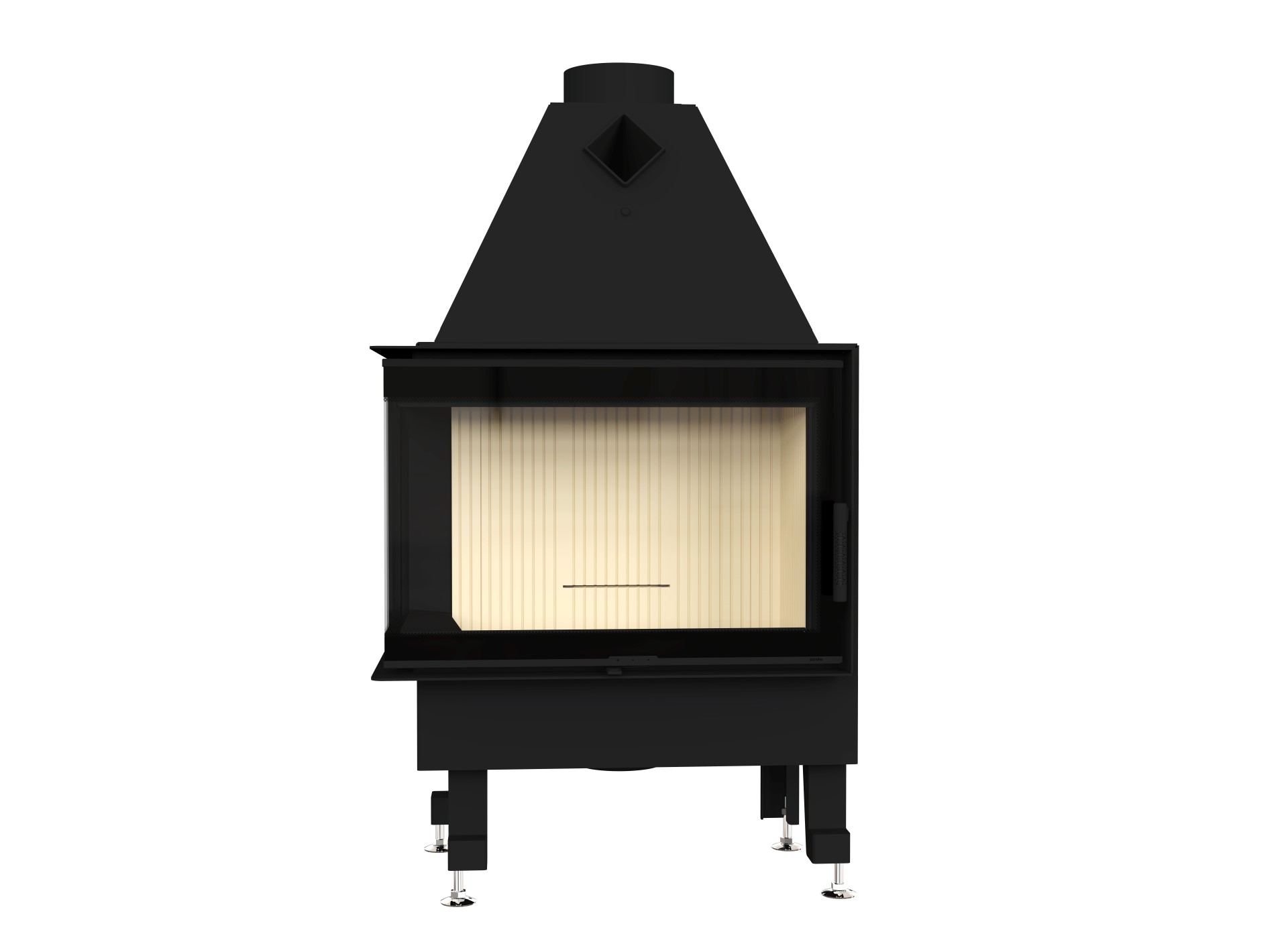 Каминная топка M-FIRE 70 (790/540) угловая левая (15kW)