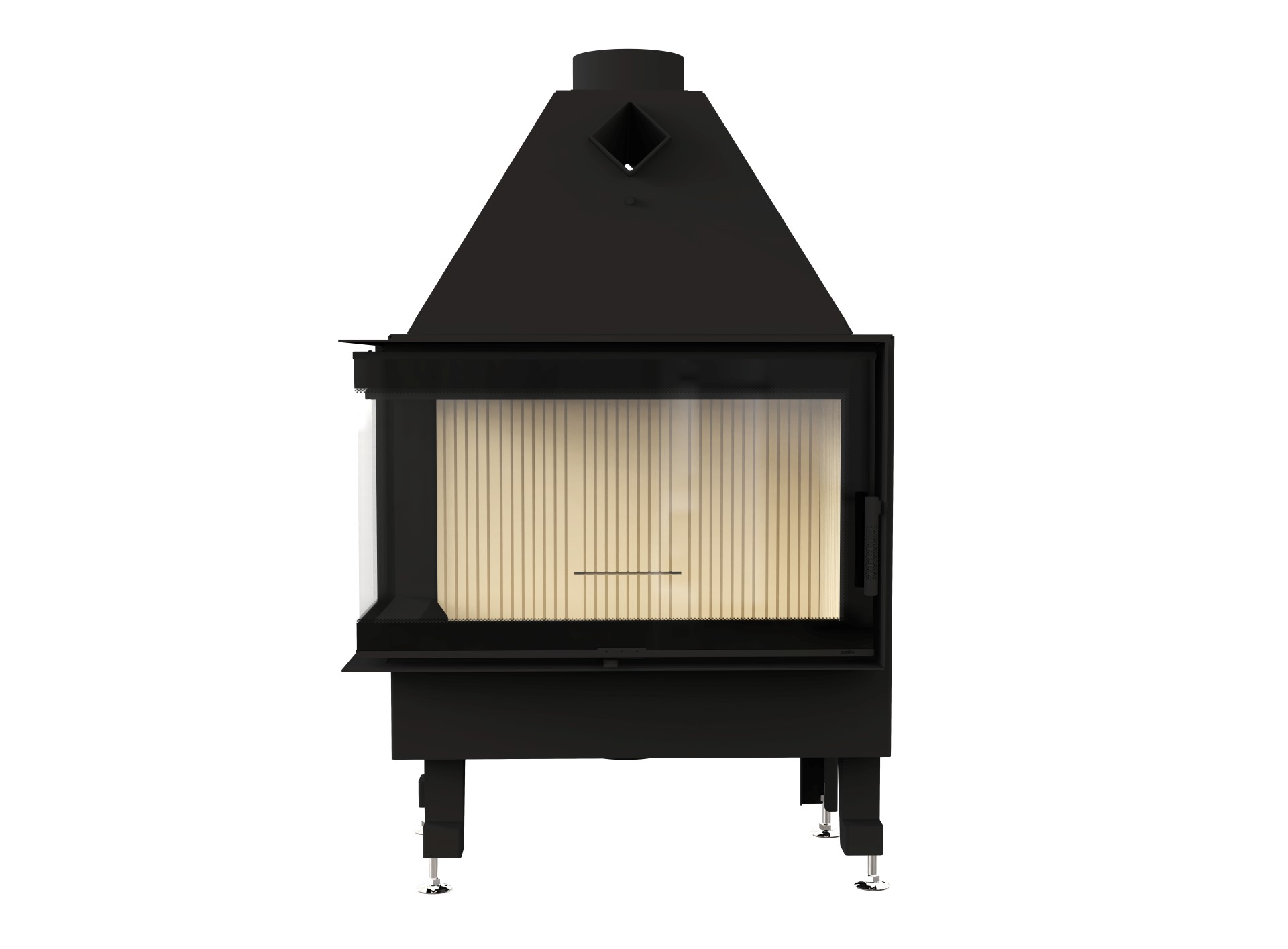 Камінна топка M-FIRE 80 (890/540) кутова ліва (17kW)