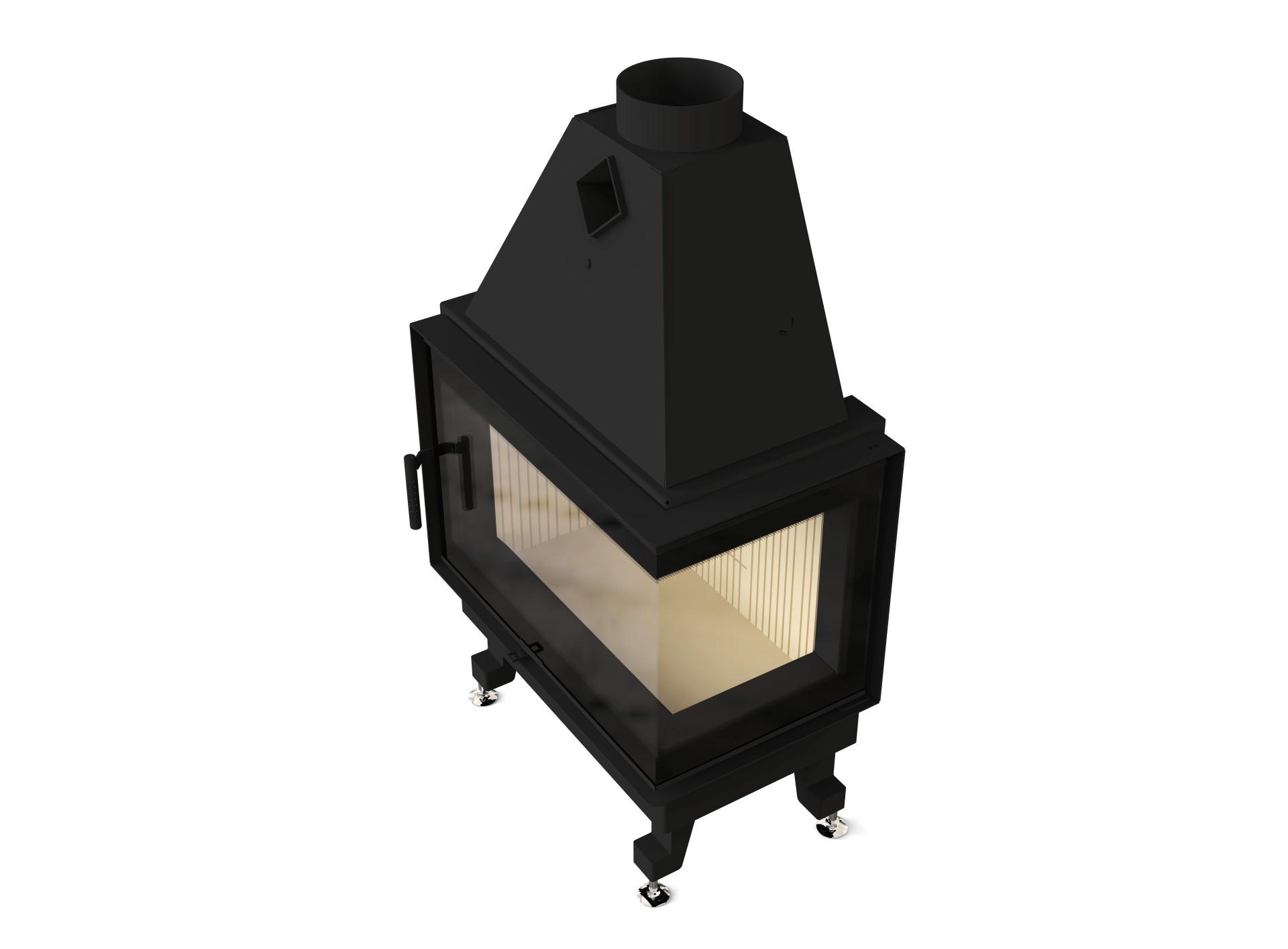 Камінна топка M-FIRE 70 (790/540) кутова права (15kW)
