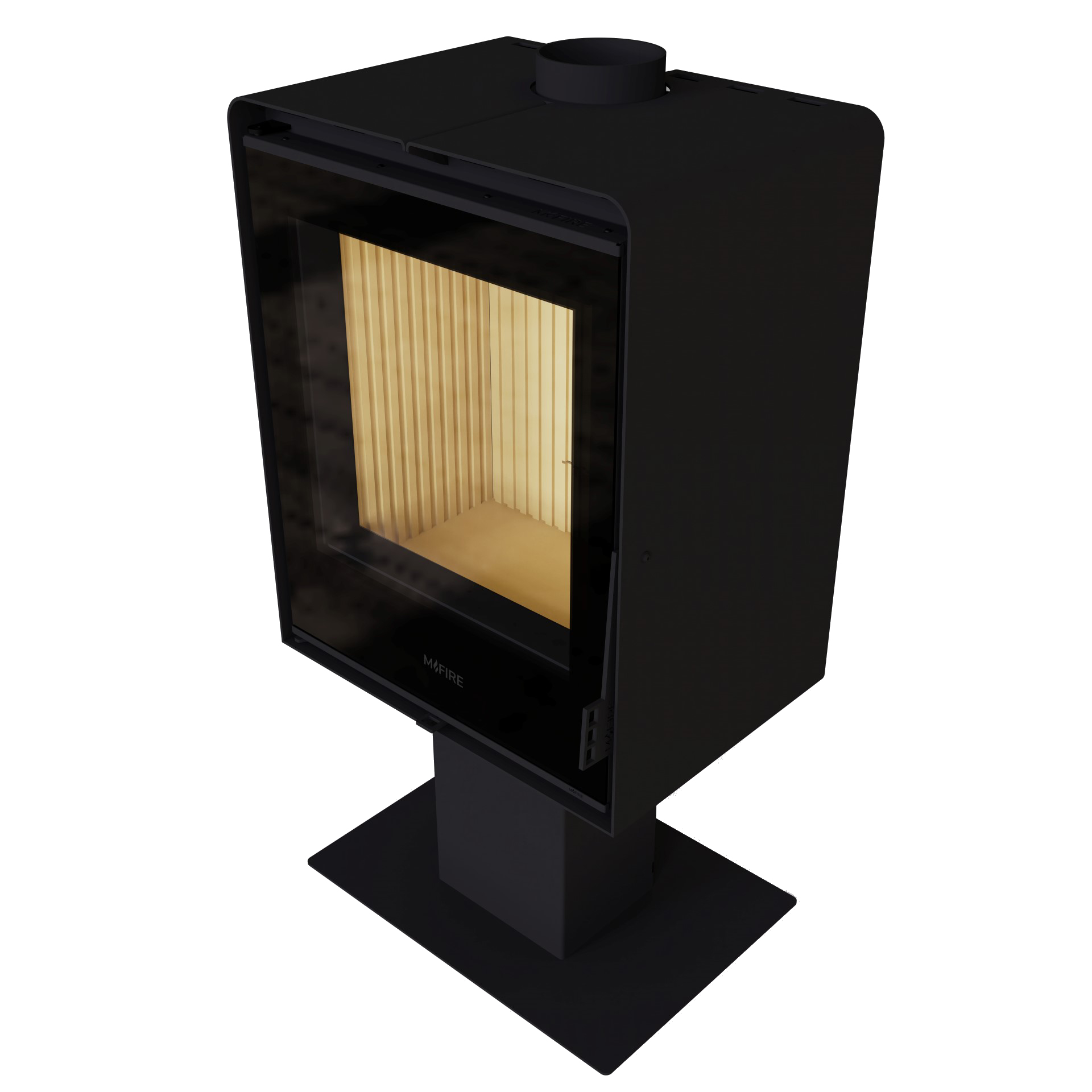 Печь стальная M-Fire Santorini на ножке (12kW)