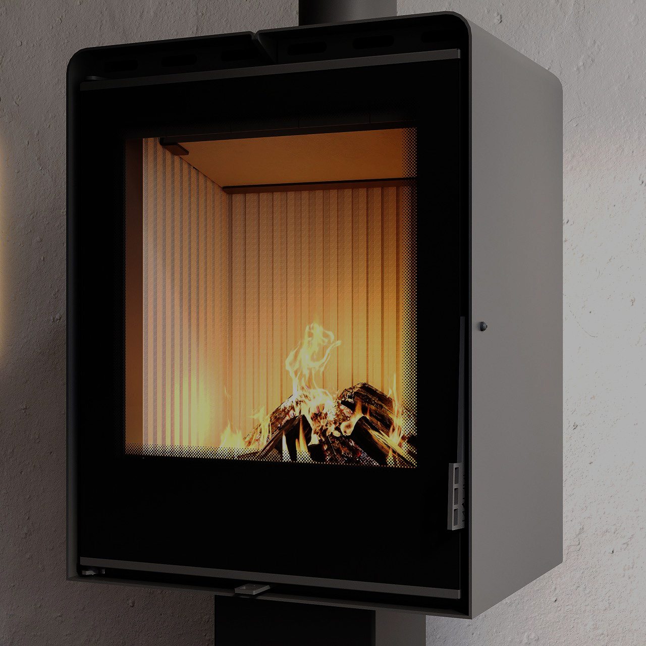 Печь стальная M-Fire Santorini на ножке (12kW)