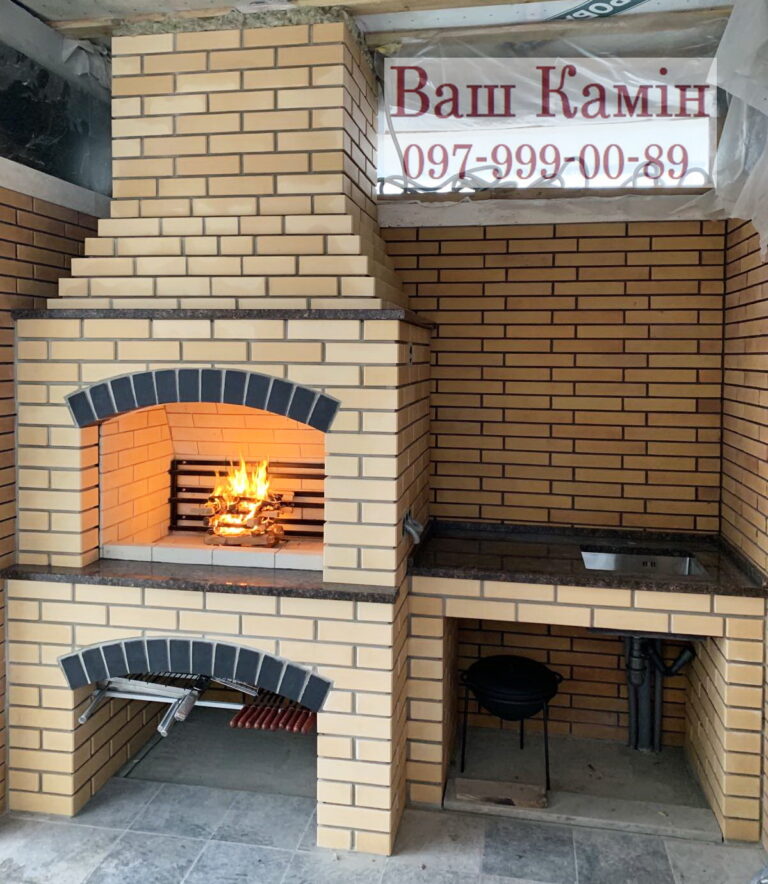 Барбекю та печі — роботи «Ваш камін»