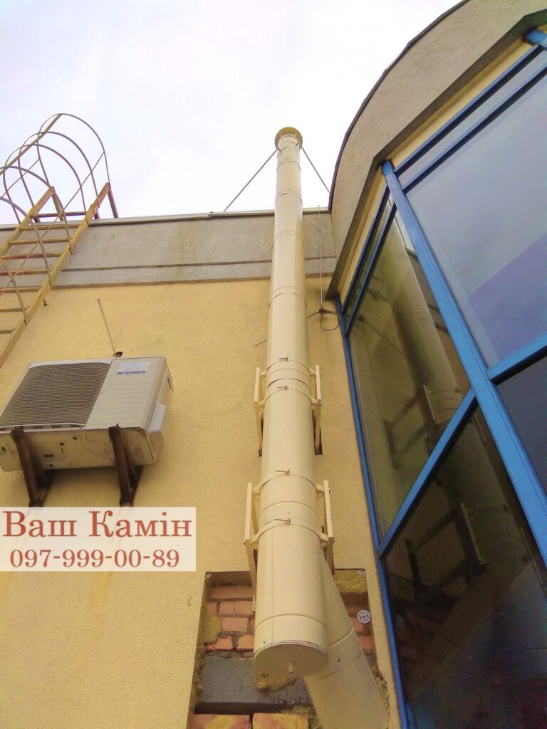 Димар з нержавіючої сталі — роботи «Ваш камін»
