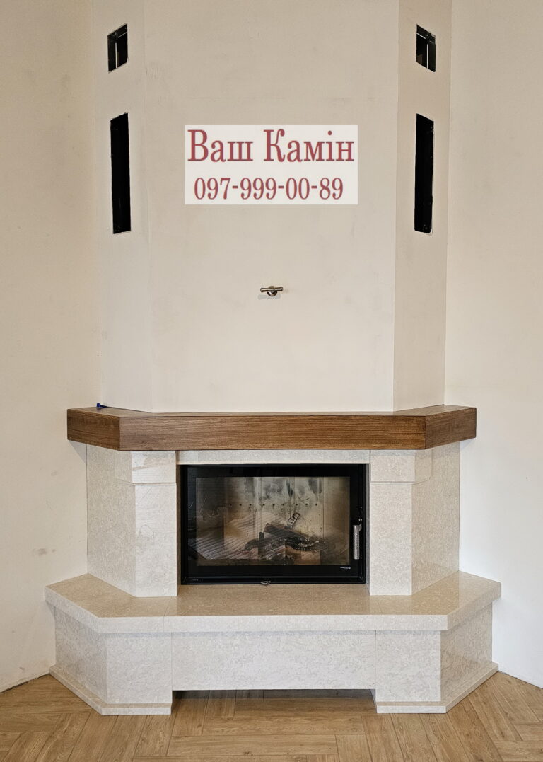 Камін французького типу (кантрі) — роботи «Ваш камін»