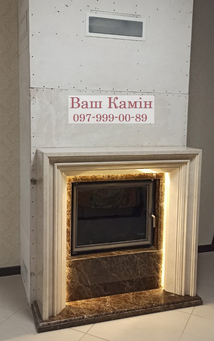 Камін англійського типу — роботи «Ваш камін»