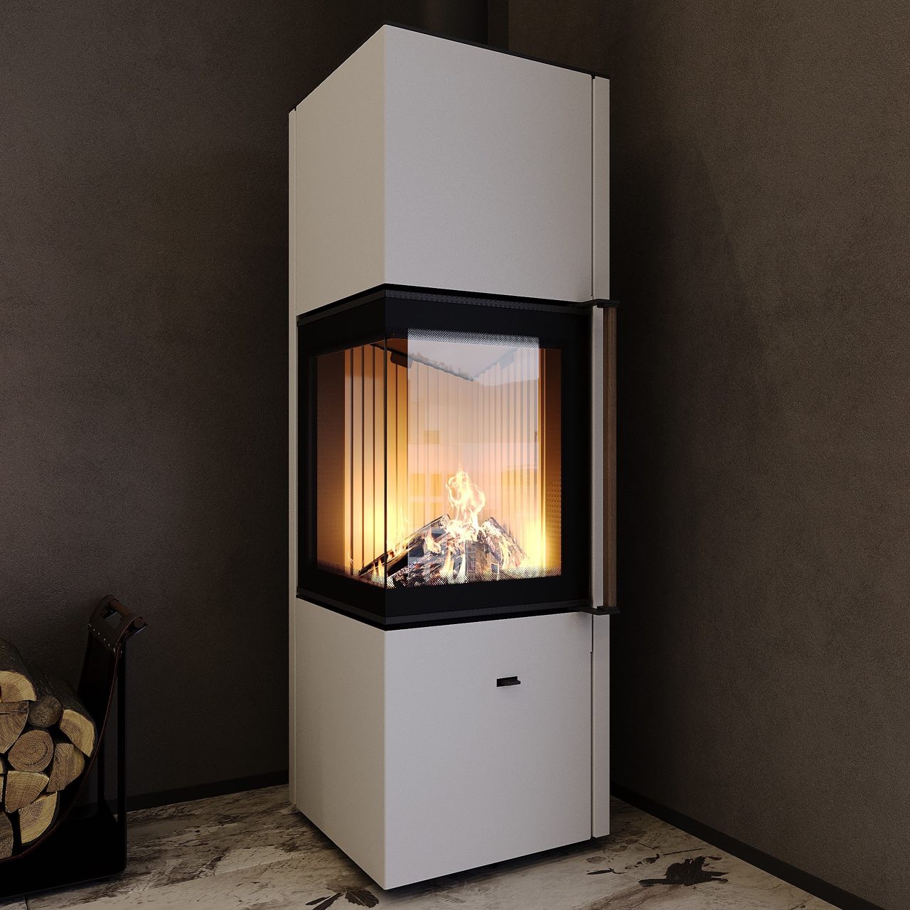 Піч сталева кутова M-Fire Corfu 9kW - Зображення 13