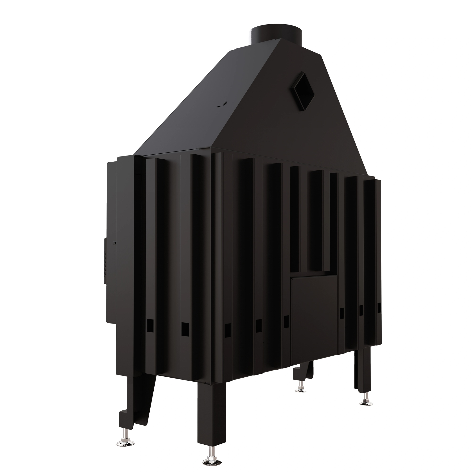 Камінна топка M-FIRE 100 пряма (20kW) - Зображення 4